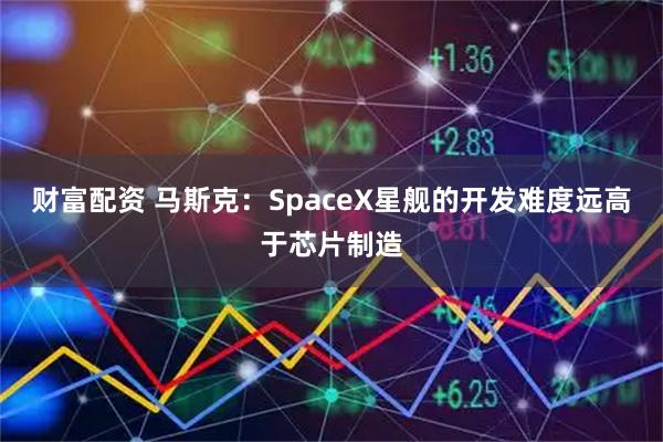 财富配资 马斯克：SpaceX星舰的开发难度远高于芯片制造